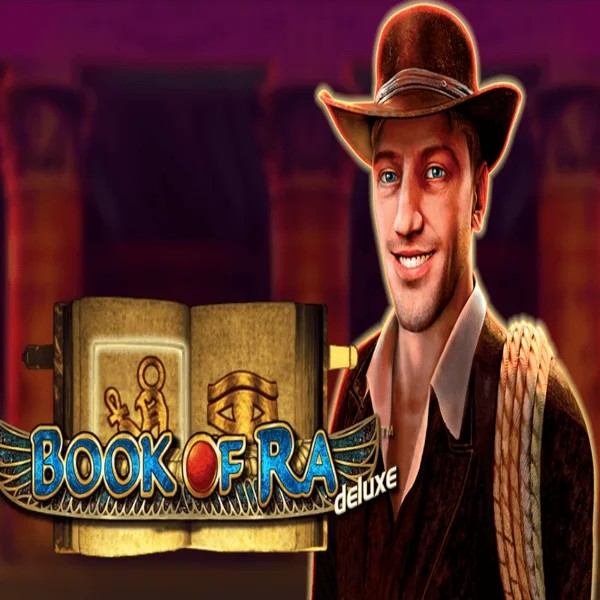 Book of Ra Deluxe logo by Novomatic Bwin Casino