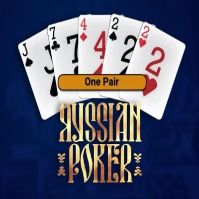 Russian Poker slot logo by OneTouch Games at Bwin Casino